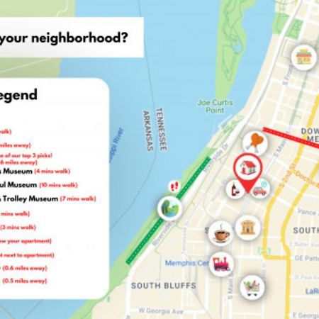 멤피스 Historic Revival Downtown 아파트 외부 사진